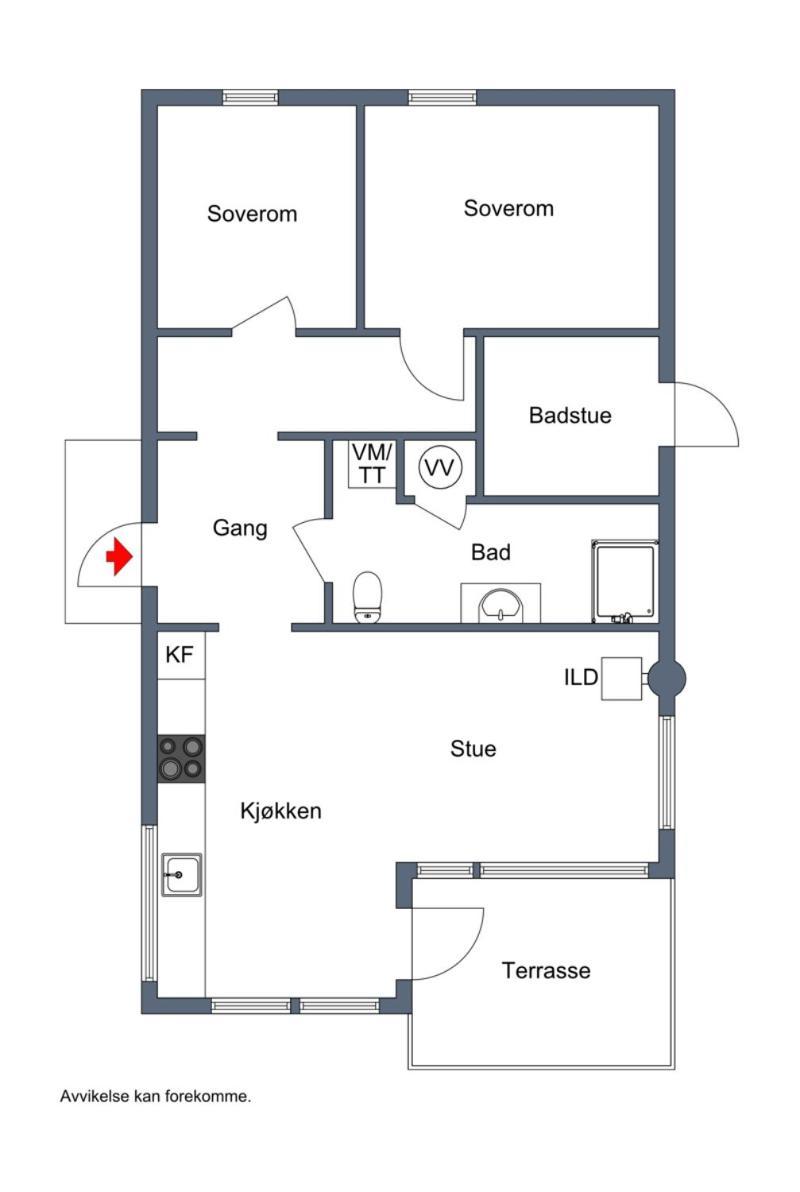 Egersund Overnatting Tengsastranda 外观 照片